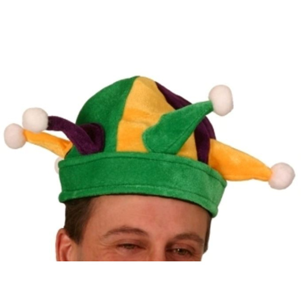 HAT JESTER ROUND WITH POINTS FELT