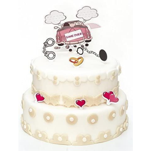 CAKE DECORATIONS WEDDING HUMOROUS