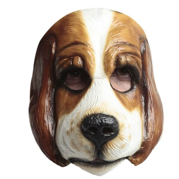 MASK FACE FUNNY ANIMAL BASSET HOUND