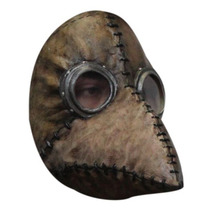 MASK FACE STEAMPUNK PLAGUE DOCTOR BROWN