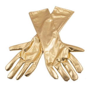 GLOVES METALLIC GOLD