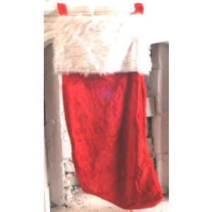 SANTA STOCKING PLUSH 100CM WITH FU