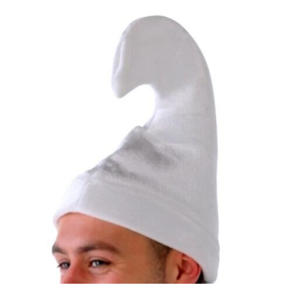 HAT PIXI SHAPED WHITE VELVET