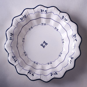 BOWLS CARD ROYAL BLUE 24CM 10'S