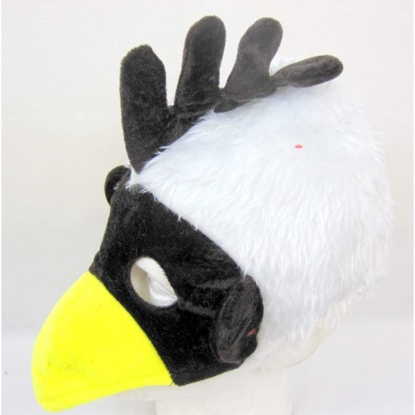 HAT, MASK & BEAK  BIRD BROWN & YELL