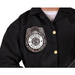 SILVER POLICE BADGE #POLICE #FANCYDRESS