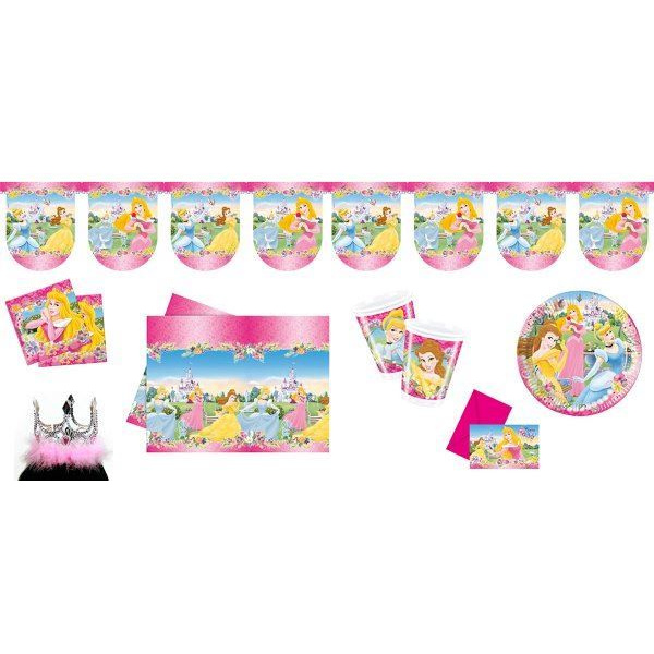 DISNEY PRINCESS PARTY PACK FOR 6 PEOPLE