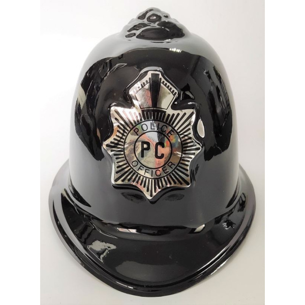 HAT PLASTIC POLICEMAN "BOBBY" HELMET SMA