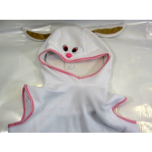 TABARD CHILD RABBIT WHITE 5-6 YEAR