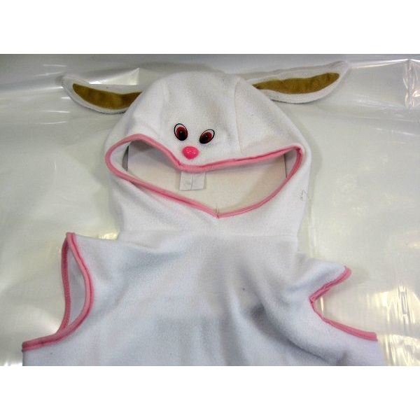 TABARD CHILD RABBIT WHITE 5-6 YEAR