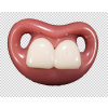 BABY PACIFIER BILLY BOB TWO FRONT TEETH
