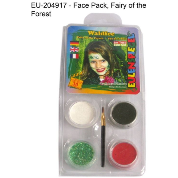 FACE PACK 4 COLOURS FAIRY OF THE FOREST