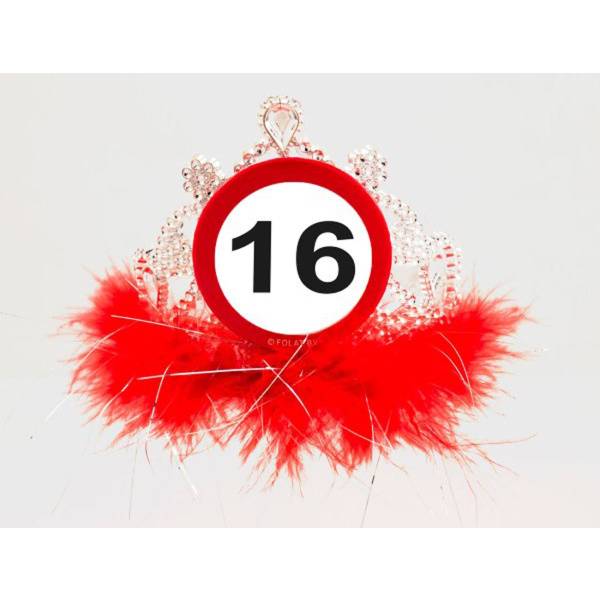 TIARA TRAFFIC SIGN 16TH BIRTHDAY