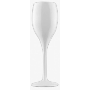 FLUTES DELUXE 20.5CM WHITE 6'S