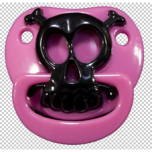 BABY PACIFIER BILLY BOB PIRATE PINK & SK