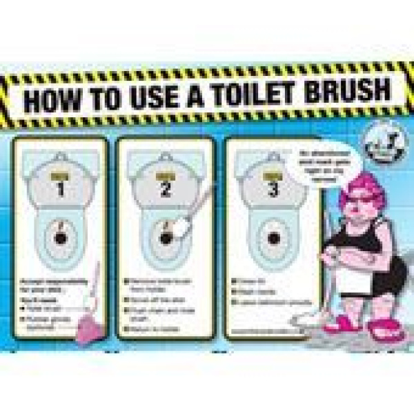 BRITISH MAID GUIDE TO USING A TOILET BRU