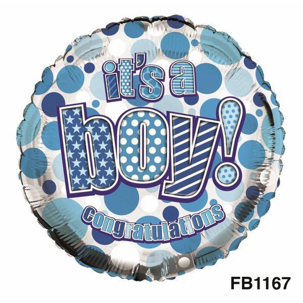 BALLOON FOIL  - BABY IT'S A BOY