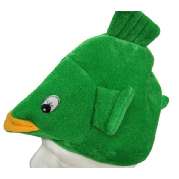 HAT ANIMAL WATER FISH GREEN LARGE EYES