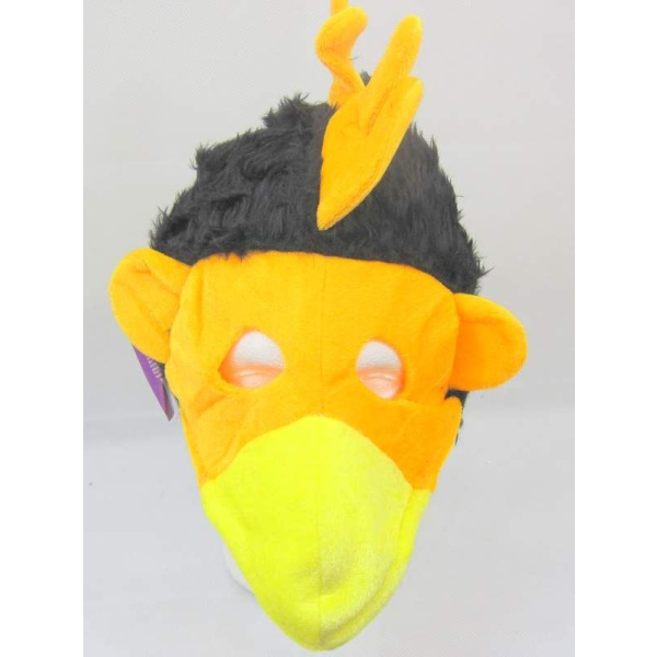 HAT, MASK & BEAK BIRD  BLACK & OR