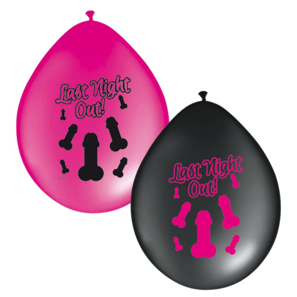 HEN PARTY BALLOONS SEXY PRINTED 8 PKT