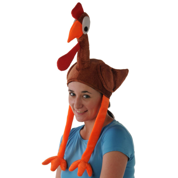 HAT ANIMAL TURKEY WITH LEGS & WINGS