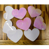 CONFETTI HEARTS WHITE XXL