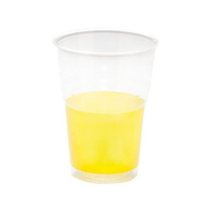 GOBLETS CRYSTAL PLASTIC 250CC YELLOW 10S