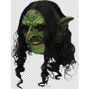 MASK HEAD CHIN STRAP WITCH WICKED DELUXE