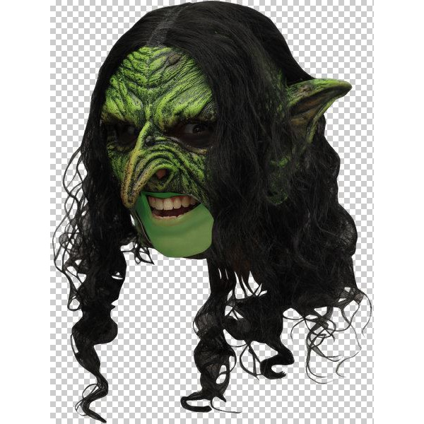 MASK HEAD CHIN STRAP WITCH WICKED DELUXE