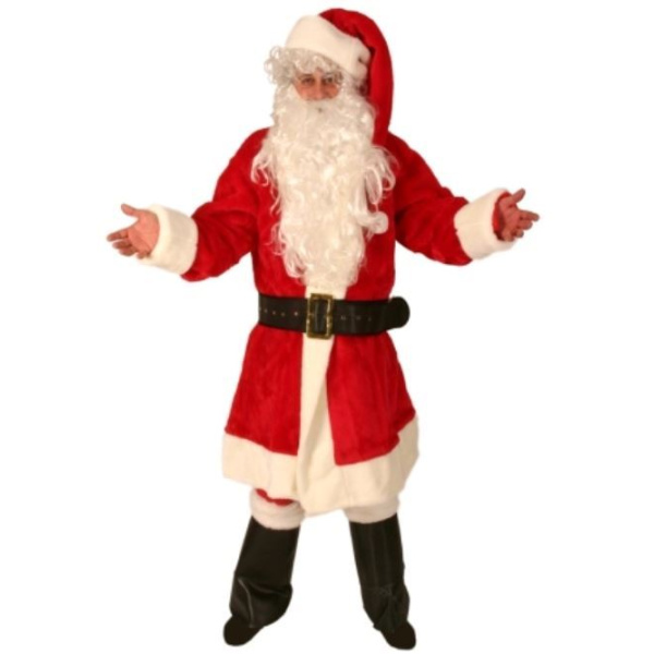 PROFESSIONAL SANTA SUIT 4 PC LUXURY GROTTO COSTUME