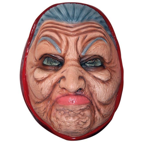 MASK HEAD RED HOOD GRANDMA