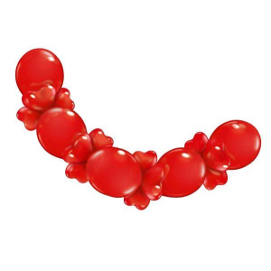 BALLOON KIT LOVE GARLAND OF RED BALLOON