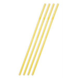 STRAWS JUMBO PLASTIC NEON Y