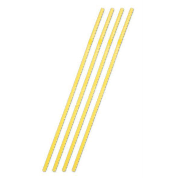 STRAWS JUMBO PLASTIC NEON Y