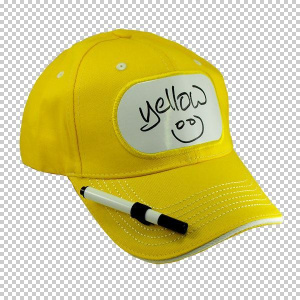 CAP BILLY BOB BILLBOARD YELLOW WITH PEN