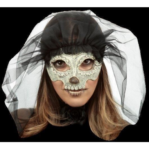 CATRINA DAY OF THE DEAD MASK & VEIL