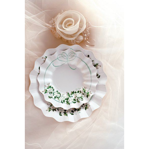 PLATES ROMANTICA CARD 27CM 10'S