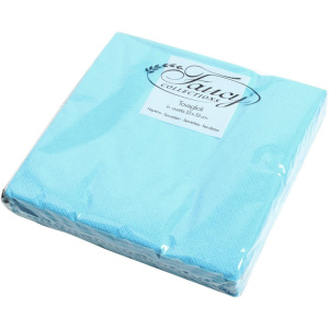 NAPKINS 2 PLY 33 X 33CM LT BLUE 25