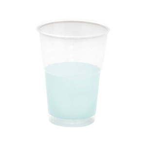 GOBLETS CRYSTAL PLASTIC 250CC LT BLUE 10