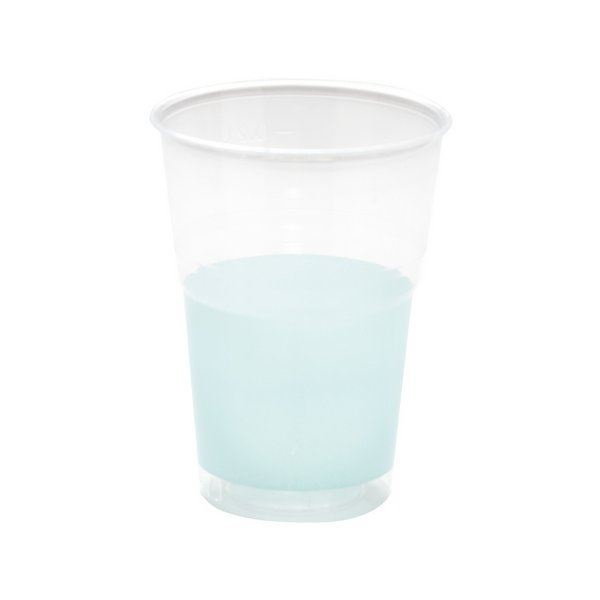 GOBLETS CRYSTAL PLASTIC 250CC LT BLUE 10