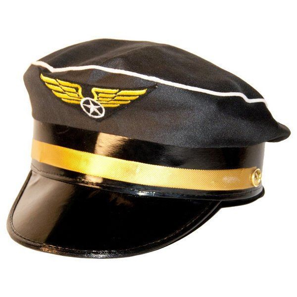 HAT PILOT BLUE & GOLD BAND