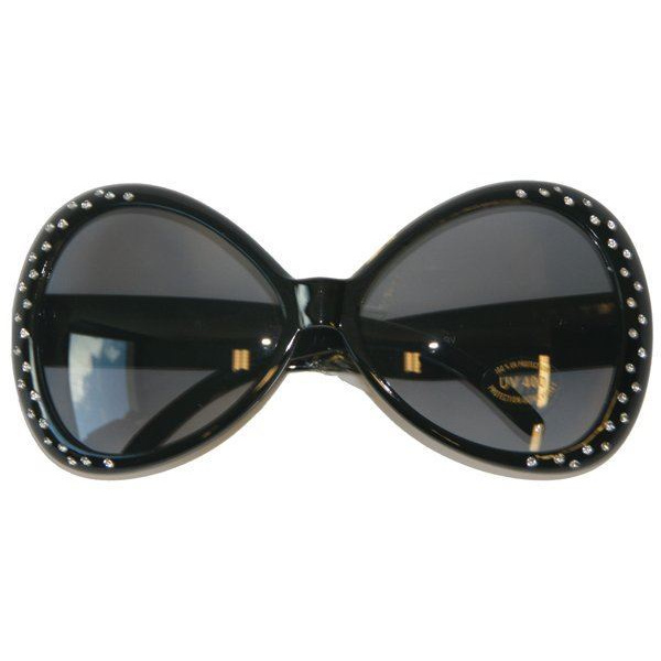 STATEMENT SUNGLASSES BLACK OVAL