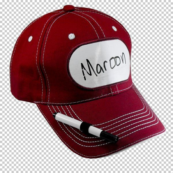 CAP BILLY BOB BILLBOARD MAROON WITH PEN