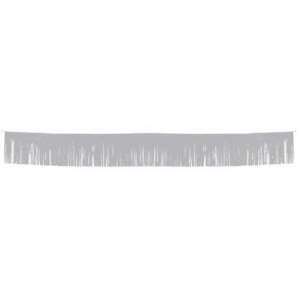 BANNER FRINGE SILVER 6M