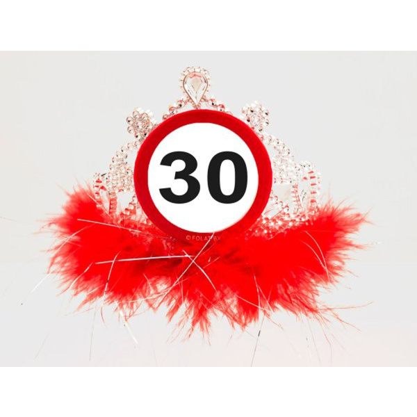 TIARA TRAFFIC SIGN 30TH BIRTHDAY