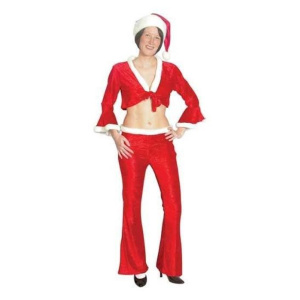 SANTA MISS VELVET TROUSER SUIT