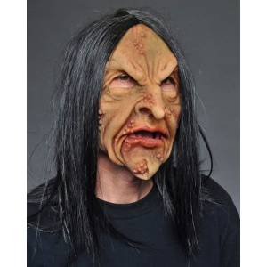 WARTY WITCH SUPERSOFT MOVING MOUTH HEAD MASK