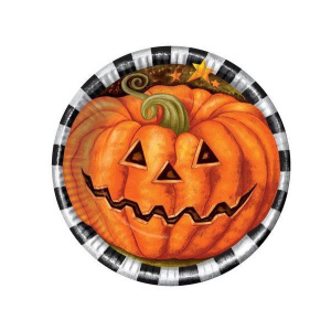 PLATES HALLOWEEN PARTY 22CM 6S