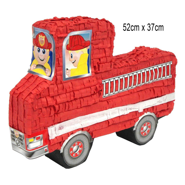 RED FIRE ENGINE PINATA #PARTYGAME