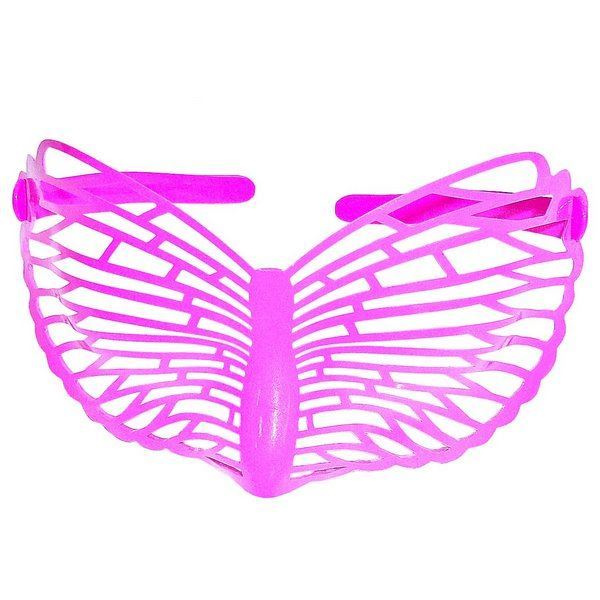 GLASSES SHAPED BUTTERFLY MAGENTA